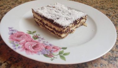 Bisküvili Pudingli Pasta