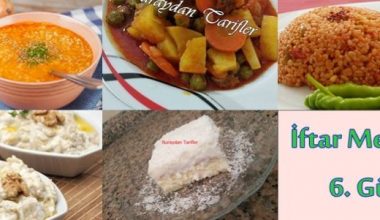 İftar Menüsü 6. Gün