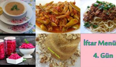 İftar Menüsü 4. Gün
