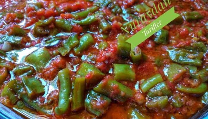 Domates Soslu Biber Kavurması