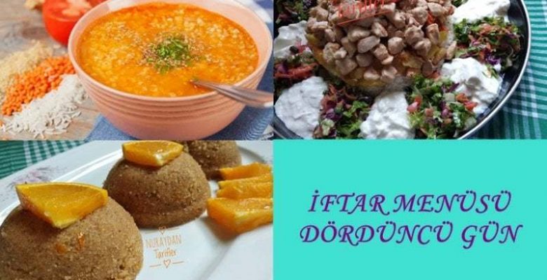 İftar Menüsü Dördüncü Gün